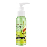 Huile Démaquillante Végane à l'Avocat et à l'Extrait d'Orange, Formule Douce 100ml pour le Démaquillage avec Parfum, OEM, Logo Personnalisé