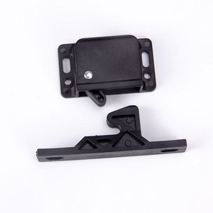 Loquet de porte à clipser en plastique noir, fonctionnement manuel, pour armoire, cuisine, salle de bain, porte de camping-car ZX140 - Product Image 4