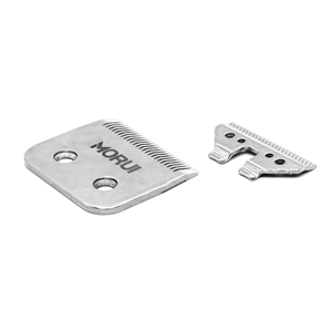 Cortadora de pelo profesional de 2 orificios, hoja de dientes escalonados, OEM, Plata eléctrica, logotipo personalizado, acero inoxidable, recortadora Nova 162 - Product Image 1