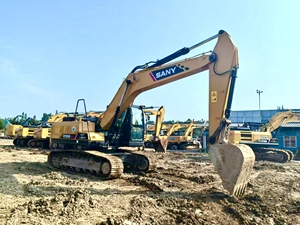 Low Hours Pre-Owned Sany SY205H Hydraulic Excavator 21Ton Crawler Digger for <b>Minin</b> CE Certified Breaker Thumb Attachment - Product Image 2