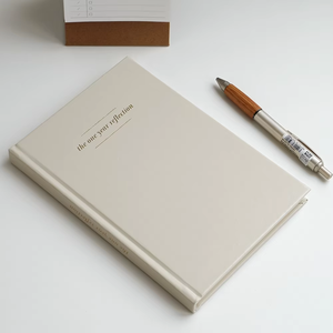 Set Regalo di Quaderni per Appunti e Diari di Meditazione Autentici, Personalizzabili, con Copertina Rigida in Pelle e Tessuto, di Alta Qualità, per Uso Aziendale, Vendita all'Ingrosso - Product Image 1