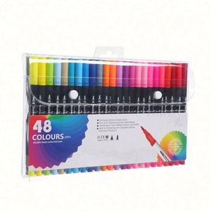 Marqueurs à double pointe Usa Mairun, 100 couleurs, marqueurs d'art aquarelle, modèle 406 - Product Image 6