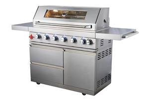 Combinaison de charbon de bois à gaz hybride BBQ grills avec brûleur infrarouge <span class=keywords><strong>barbecue</strong></span> pour cuisine extérieure équipement de cuisson - Product Image 2