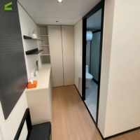 Capsule spatiale intelligente préfabriquée, hôtel modulaire portable, mini-maison écologique pour complexe hôtelier, glamping, Airbnb, extérieur, étanche