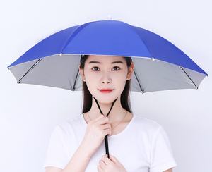 Chapeau <span class=keywords><strong>parapluie</strong></span> <span class=keywords><strong>de</strong></span> 69 cm pour la tête, pêche en plein air, <span class=keywords><strong>randonnée</strong></span>, plage, camping, parasol <span class=keywords><strong>mains</strong></span> <span class=keywords><strong>libres</strong></span> pour adultes - Product Image 5