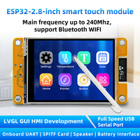 Placa de Desarrollo ESP32-32E BT&WIFI de 2.8 Pulgadas con Pantalla Táctil 240*320 ILI9341, Módulo de Pantalla para HMI LVGL