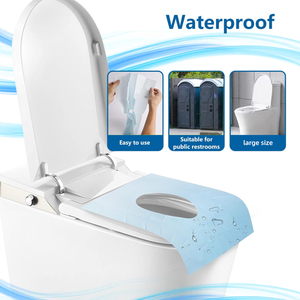 Housses de toilette résistantes à l'eau housse de siège de toilette doux housses de siège de toilette jetables imperméables - Product Image 3