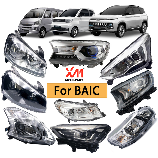 For BAIC BJ90 BJ80 X5 X6 X7 X25 Senova X35 BJ30 BJ40 BJ60 EC3 EX3 Chinese Car SUV Hatchback Headlight Headlamp Xenon LED Halogen