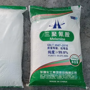 Melamine Made In China Melamine Powder 99.8% For Resin Manufacturing From China Factory In Bulk Supply Quantity