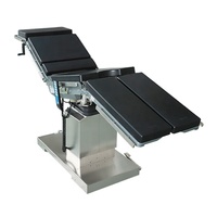 Table d'opération électrique 5 sections avec glissière longitudinale de 300 mm et base fine de 75 mm pour lit chirurgical à rayons X à arceau en C pour la chirurgie générale