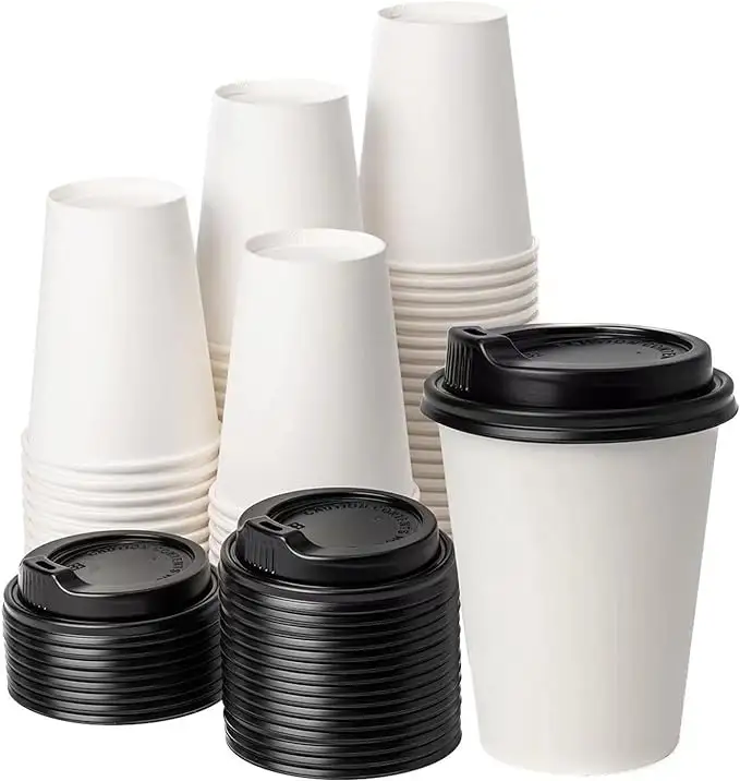 Çin en büyük üretici tek kullanımlık togo kupası sıcak pla kahve 8oz kağıt bardaklar ile logolu kağıt kahve