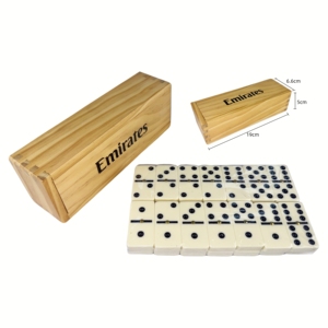 Juego de Dominó de Madera de Lujo Ecológico al por Mayor con Sistema de Almacenamiento Abierto para Entretenimiento en el Hogar y Juegos Educativos - Product Image 1