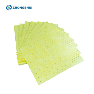 공장 직송 공급 흡착성 경량 산업용 황색 화학 흡수제 면패드 - Product Image 6