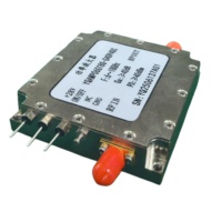 Module amplificateur de puissance micro-ondes large bande 6~18 GHz à faible harmonique spurious, module PA à semi-conducteurs pour système de test RF