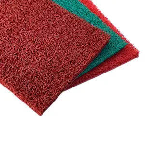 热卖环保防尘聚氯乙烯线圈可折叠塑料地毯垫卷/定制聚氯乙烯防滑地毯地板垫
