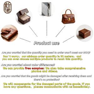 หนัง PU คุณภาพสูงจากโรงงาน ทนทานต่อการสึกหรอและกันน้ำ เหมาะสำหรับปกอัลบั้ม ปกหนังสือ และบรรจุภัณฑ์ - Product Image 6