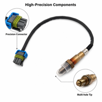 Sonde d'oxygène d'origine neuve 100 % testée F00HL00255 pour Chevy Isuzu GMC Saturn – Garantie 1 an – Pièces détachées automobiles pour rénovation/amélioration