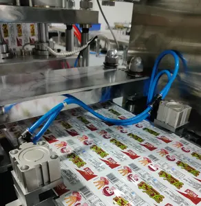 Sauce Cups Fill And Seal Machine Auto Hffs Portion Cup Sauce Jam Ketchup Filling Sealing Packaging Machine Blister Forming Machine Butter Blister Packing Machine