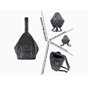 Sac à bandoulière en cuir véritable pour femme, sac à main compact, élégant, idéal pour les voyages, sac de mode pour tous les jours - Product Image 2