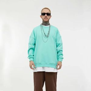 Sweat-shirt personnalisé avec logo, hiver, uni, 350 g/m², manches régulières, épaules tombantes, col rond, doublé, unisexe, polyester/coton - Product Image 6