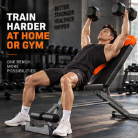 Banc de musculation multifonctionnel personnalisé avec logo privé, banc réglable pour haltères, pour salle de sport commerciale, faible MOQ, fabrication directe OEM