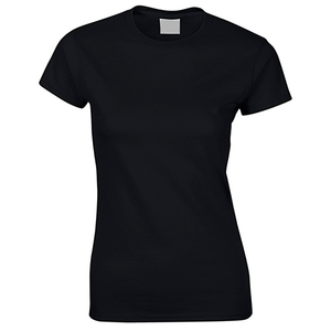 180Gsm Customised Branded Orange Black and <strong>Red</strong> <strong>T</strong> <strong>Shirt</strong> for <strong>Women</strong> Femmes Cotton 100 - Product Image 3