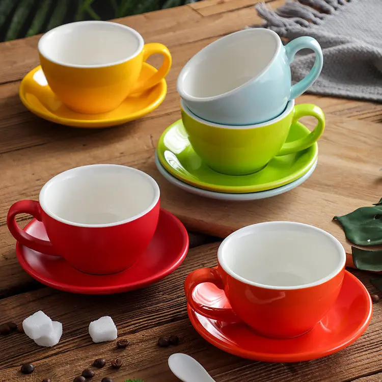 Keramik Kaffee Tee tasse Lustige Porzellan tassen Set mit Untertasse