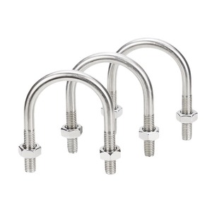 Eight Directions 304 Stainless Steel U-bolts M6 M8 M10 M12 M16 Mini Clamp For Pipe Clamping Construction Industry - Product Image 1