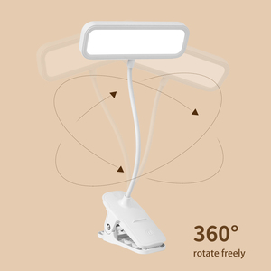 Lampada da tavolo con ricarica USB moderna con collo flessibile DC5V 4W luce notturna a LED Clip <span class=keywords><strong>Edge</strong></span> per la cura degli occhi e la lettura per la camera da letto dormitorio - Product Image 4