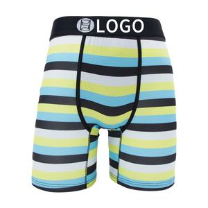 Mutandine sportive alla moda con Design convesso nuovo U biancheria intima in poliestere lavorata a maglia a metà con Logo Boxer e motivo stampato - Product Image 4