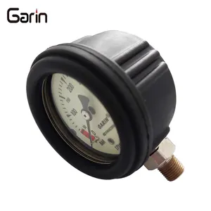 Medidor de pressão independente para aparelhos respiratórios 40MPA 50MM com borracha preta