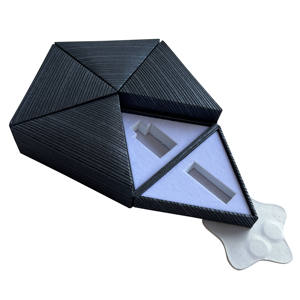 ROGOOD Boîte Cadeau Premium Pentagon-to-Star pour Échantillons de Parfums et Cosmétiques, Papier Texturé Spécial et Insert en Mousse EVA P2193 - Product Image 2