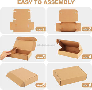 Caja <span class=keywords><strong>de</strong></span> lencería <span class=keywords><strong>de</strong></span> cartón corrugado plegable al por mayor, embalaje <span class=keywords><strong>de</strong></span> ropa interior ecológica para mujer, caja <span class=keywords><strong>de</strong></span> regalo personalizada - Product Image 3