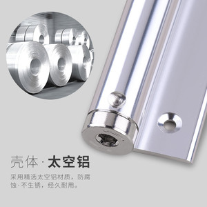 Door Closer Hydraulic Adjustable Speed Aluminum Alloy For Home <b>Sliding</b> Door 15-55kg TL-22 - Product Image 1