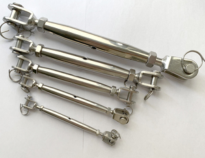 M10 Marine lớp 316 thép không gỉ đóng cơ thể turnbuckle gian lận vít với hai dĩa Châu Âu loại công nghiệp nặng sử dụng - Product Image 4