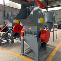 Broyeur industriel robuste pour plastiques PET, déchiqueteur puissant pour PE, PP, PVC, broyeur de recyclage, granulateur de matériaux usagés