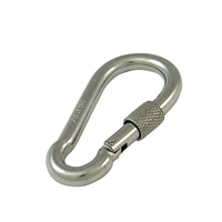 Mousquetons, mousquetons robustes, mousquetons à vis en acier inoxydable 316
