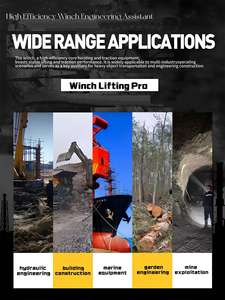 מנוף ידני YIWEI 1.5T עם כבל פלדה, שלט רחוק, קיבולת ניתנת להתאמה אישית לשימוש ברכב/טרקטורון/סירה/מנופים - Product Image 6