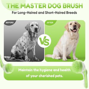 Brosse de bain pour animaux de compagnie en gros avec distributeur de shampoing, biodégradable et portable pour le toilettage des chiens et des chats - Product Image 4