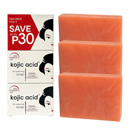 Jabón Sólido de Papaya Filipina OEM con Ácido Kójico, Aceite Esencial Facial y Corporal, Jabón Hidratante Hecho a Mano, en Stock