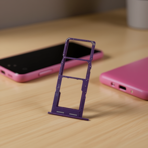 Bandeja para tarjetas SIM y SD para Samsung Galaxy A14 5G A146B Rosa - Product Image 3