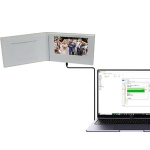 Livre vidéo et boîte en gros 2026, boîte rectangulaire luxueuse et mémorable, livre vidéo LCD pour <span class=keywords><strong>anniversaire</strong></span> - Product Image 6