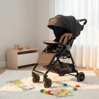 Poussette bébé légère, facile à plier, compacte, légère, poussette de voyage portable pour avion, enfant