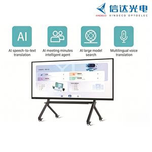 Tableaux interactifs pour réunions de bureau XINDECO avec 8 Go de RAM, 128 Go de ROM, processeur 8 cœurs, écran tactile LCD 20 points, tableau blanc interactif AI - Product Image 2