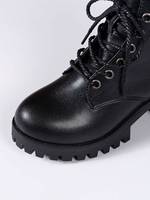 Bottes de combat à plateforme pour femmes, fermeture éclair latérale, talon original, imperméables, semelle crantée, collection automne, vente en gros