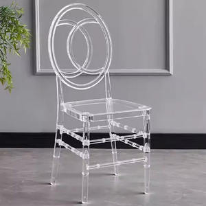 Presa di fabbrica all'ingrosso X retro palloncino in plastica trasparente in resina Chaiviari sedie da sposa per la vendita - Product Image 1