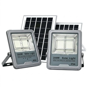 Projecteurs solaires pour jardins extérieurs avec télécommande, LED s'allume automatiquement la nuit pour une utilisation domestique et en extérieur - Product Image 3