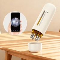 Mini distributeur portable de sérum capillaire liquide avec brosse applicatrice pour le cuir chevelu et peigne à médicament, applicateur visuel de sérum