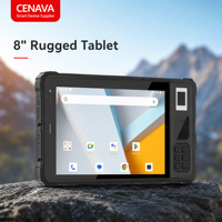 Tablette industrielle robuste Android CENAVA 8 pouces IPS 1280*800 700 nit lisible en plein soleil avec écran tactile personnalisé résistant à l'eau et GPS