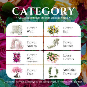 Sunwedding โรงงานมืออาชีพสีส้มม่วงกุหลาบกล้วยไม้ผนังดอกบัวสำหรับงานปาร์ตี้คริสต์มาสอีสเตอร์กิจกรรมปีใหม่ - Product Image 5